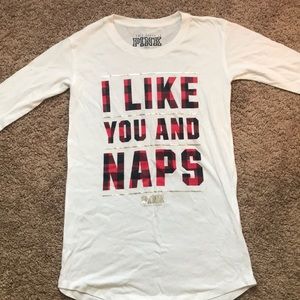 PINK “I Like You and Naps” Sleep Shirt